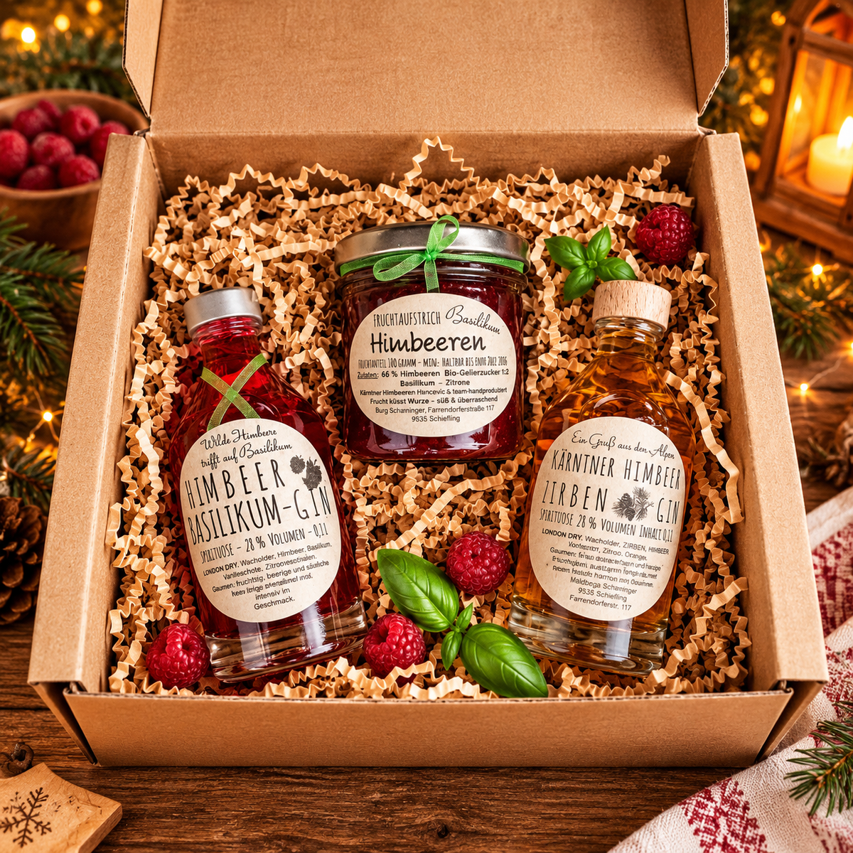 🍓 Himbeer-Genuss aus Kärnten – eine Geschenkbox für besondere Momente