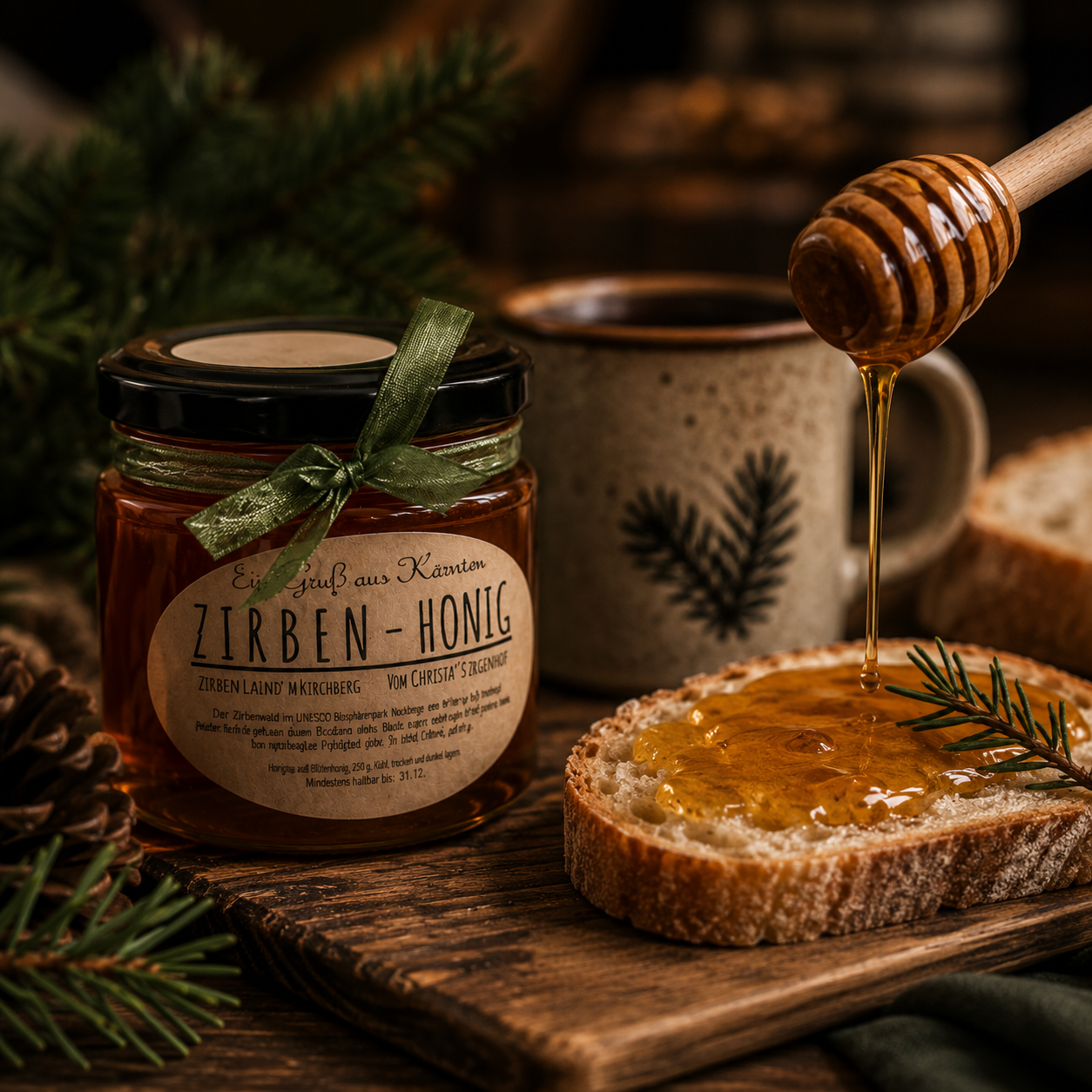 Zirben - Vonig - VEGAN und einmal anders