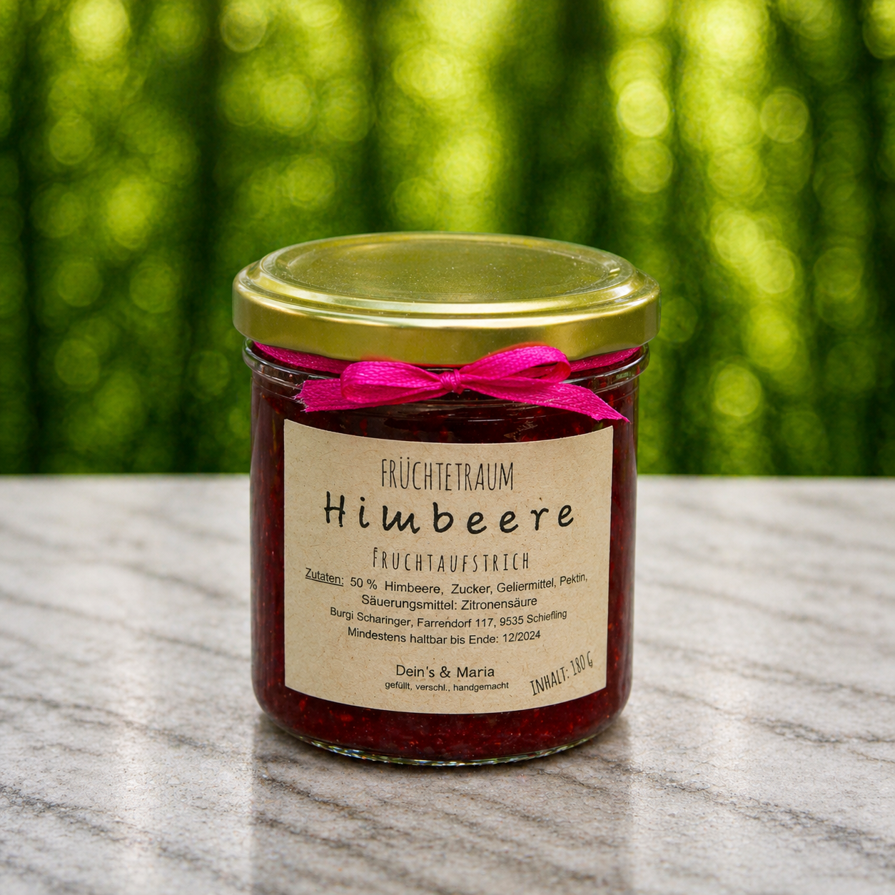 Himbeer Vanille Fruchtaufstrich / Marmelade