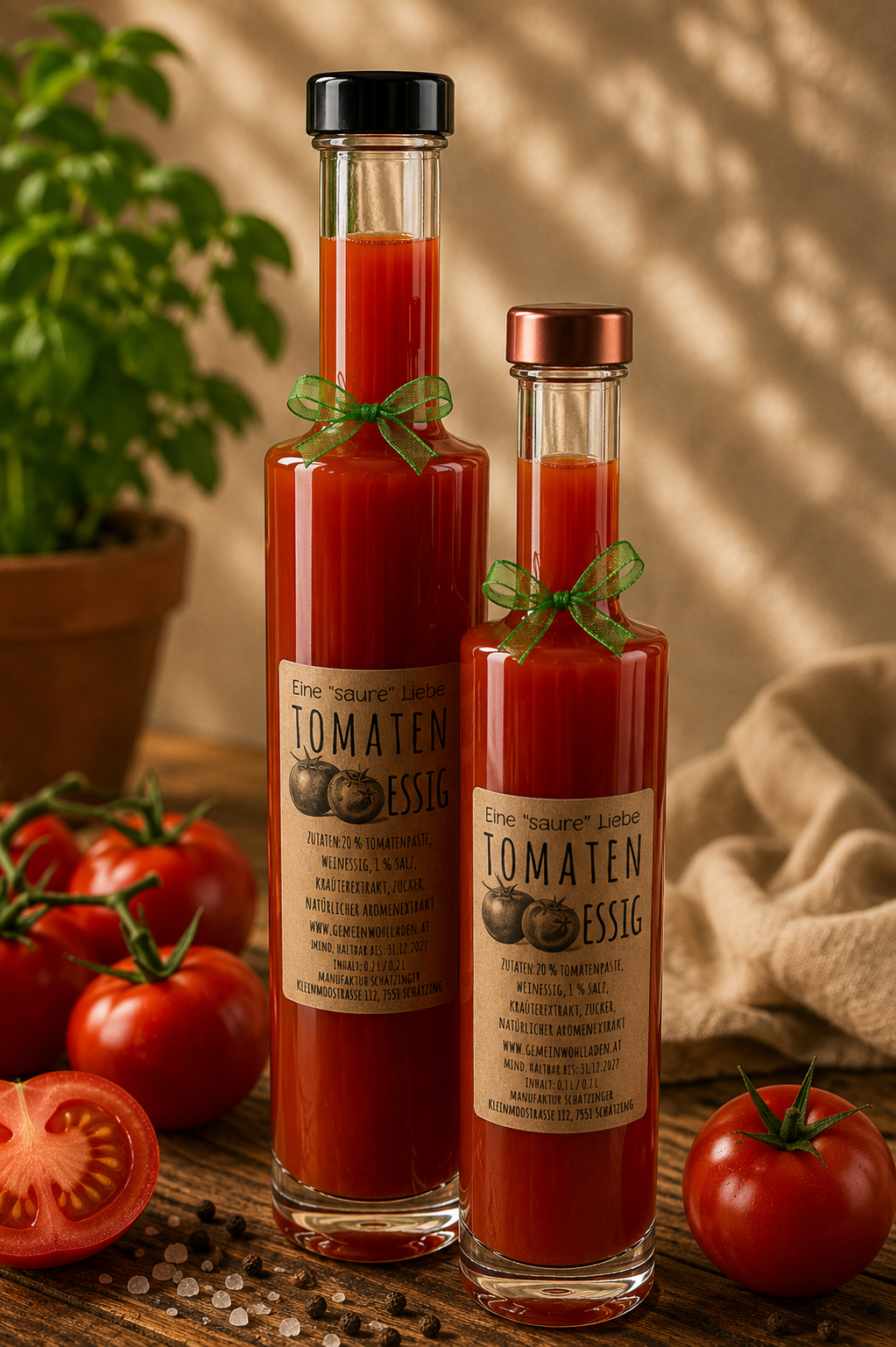 Tomaten Essig