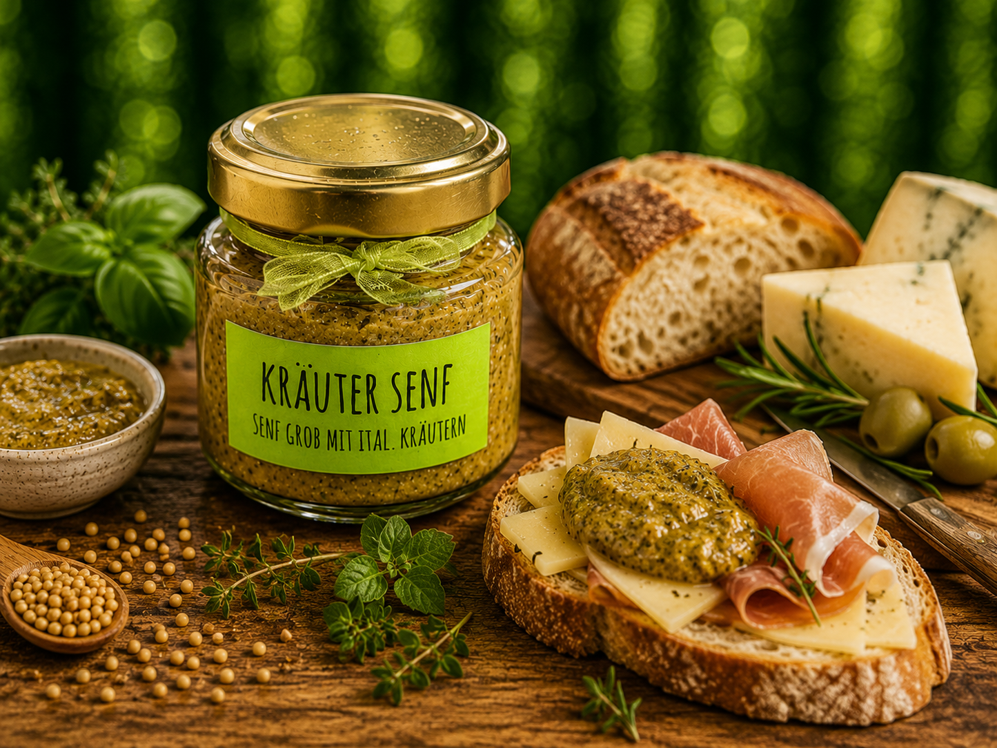 Kräuter Senf
