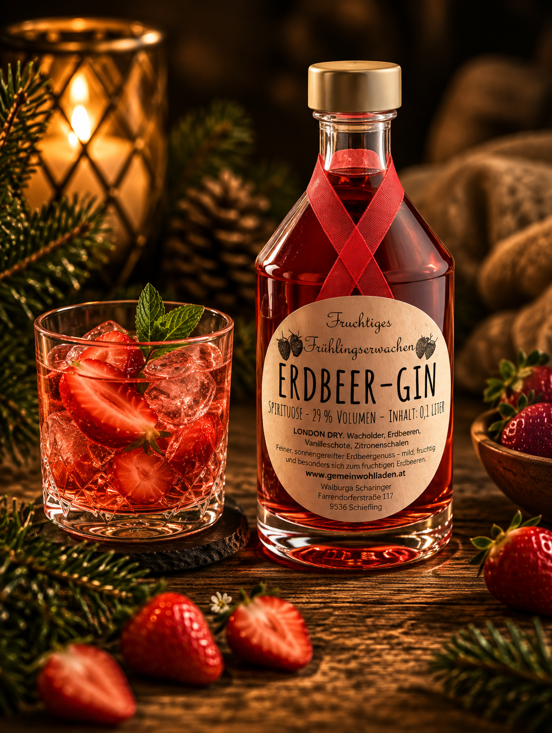 Erdbeer Gin