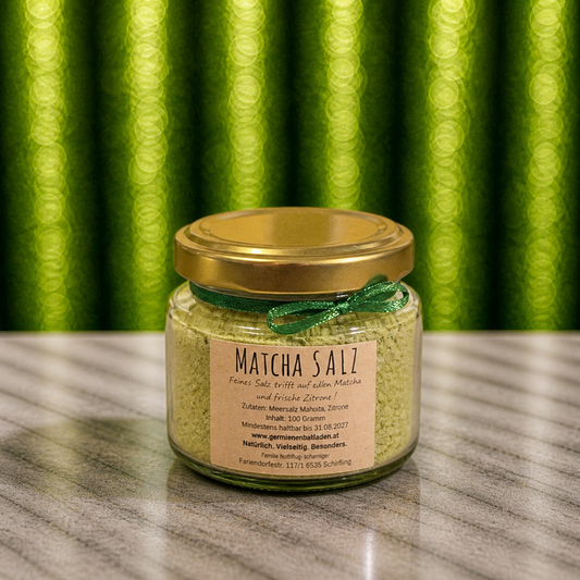 Matcha Zitronen Salz