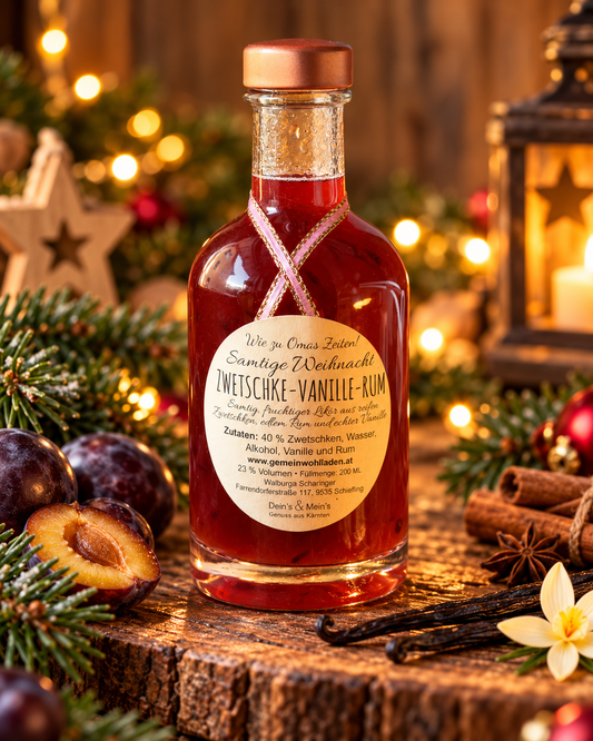 🎄 Zwetschke-Vanille-Rum – Samtige Weihnacht wie zu Omas Zeiten