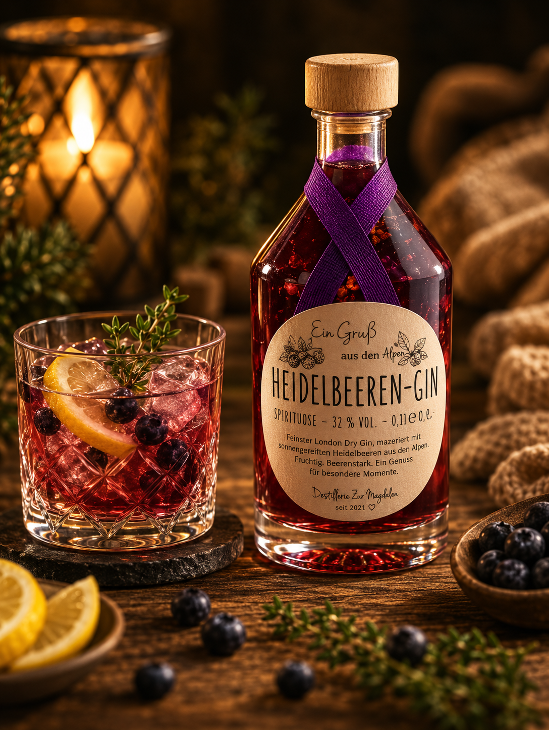 Heidelbeer Gin